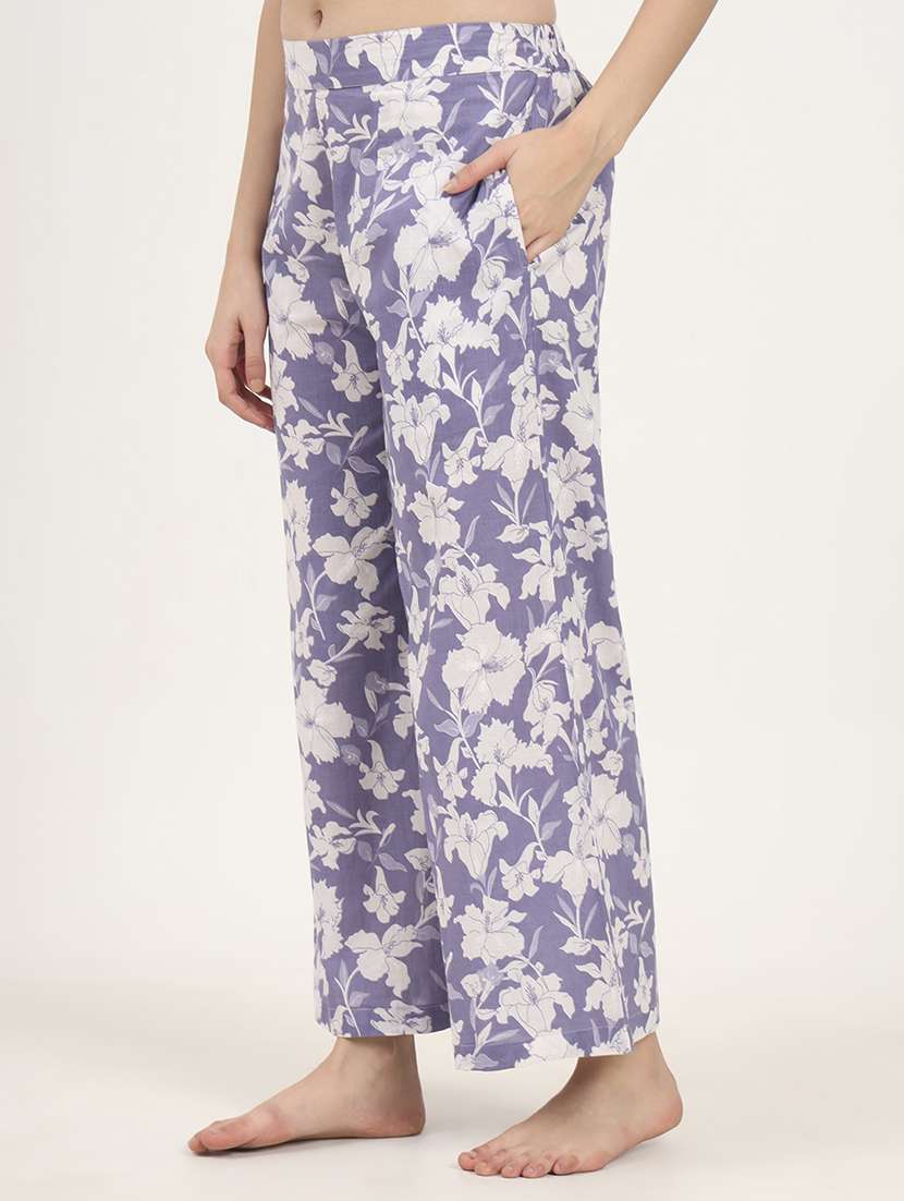 women printed nightwear pyjama set - 21881658 -  Standard Image - 5