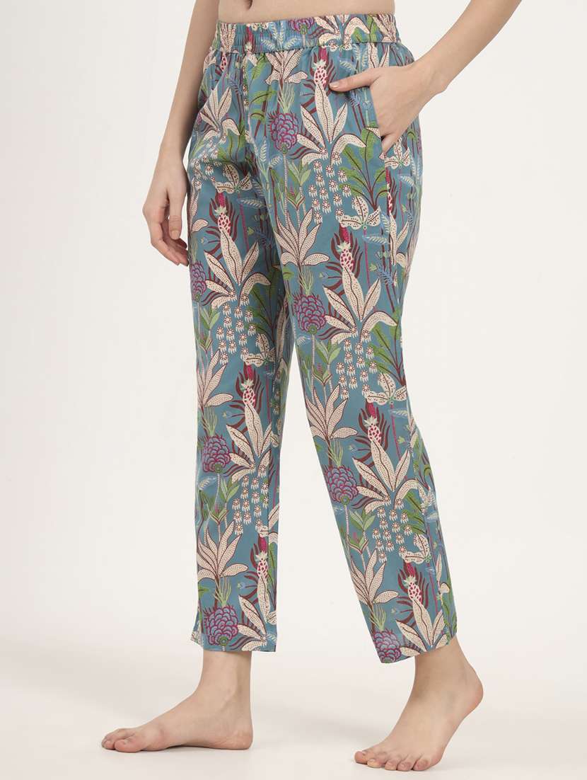 women printed nightwear pyjama set - 21881663 - Standard Image - 5