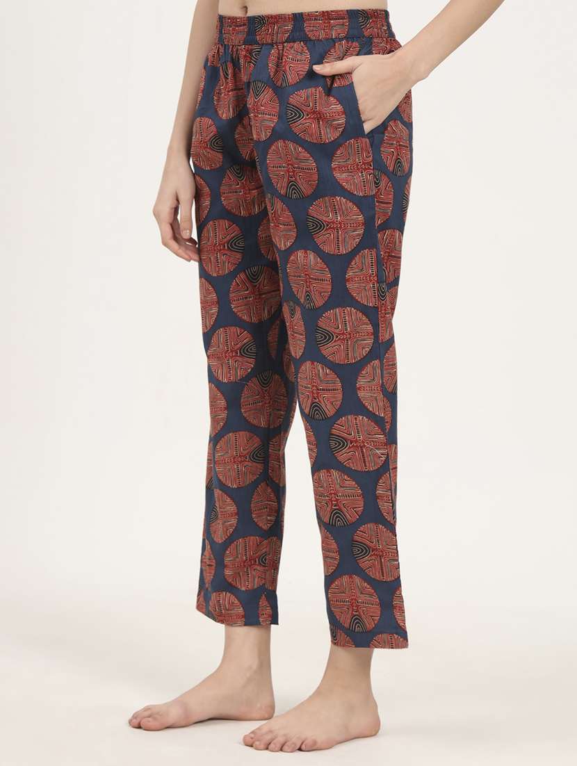 women printed nightwear pyjama set - 21881664 - Standard Image - 5