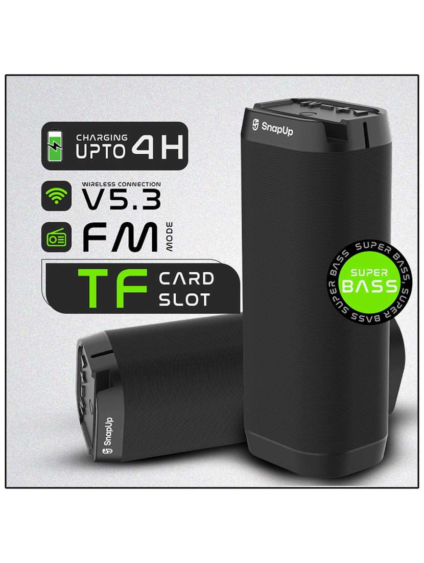 snapup groove max portable bluetooth speaker (jet black) - 21882694 -  Standard Image - 3