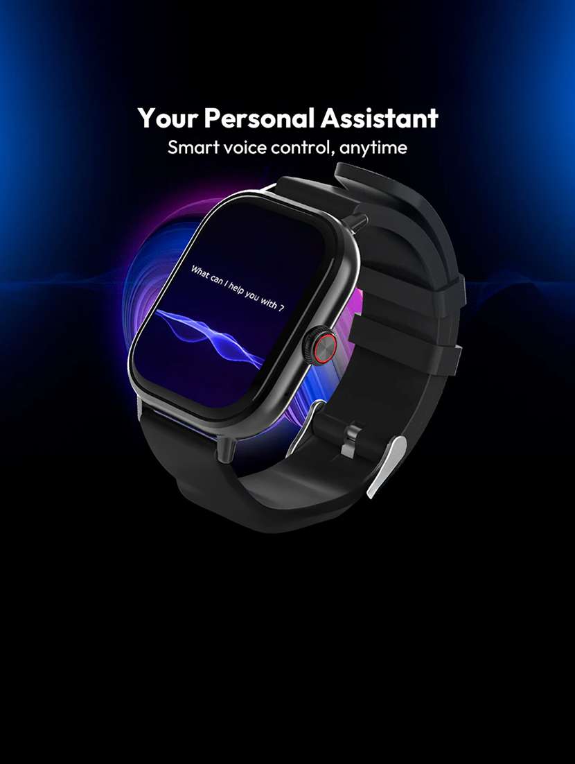 snapup horizon go bluetooth calling smartwatch (jet black) - 21882727 -  Standard Image - 5