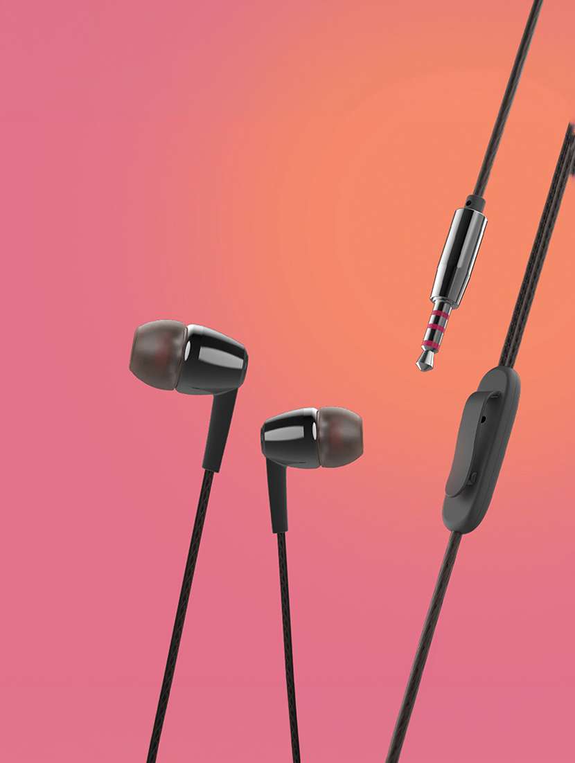 snapup pulse a200z wired earphone (metallic grey) - 21882732 -  Standard Image - 3