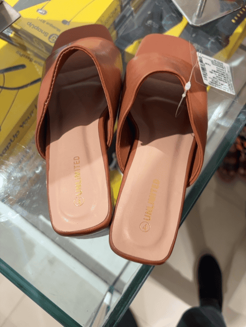 tan pu (polyurethane) flip flops - 21885646 -  Standard Image - 0