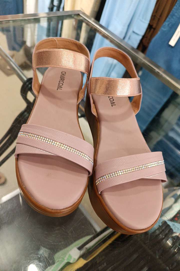 mauve pu (polyurethane) flip flops - 21885735 - Zoom Image - 0