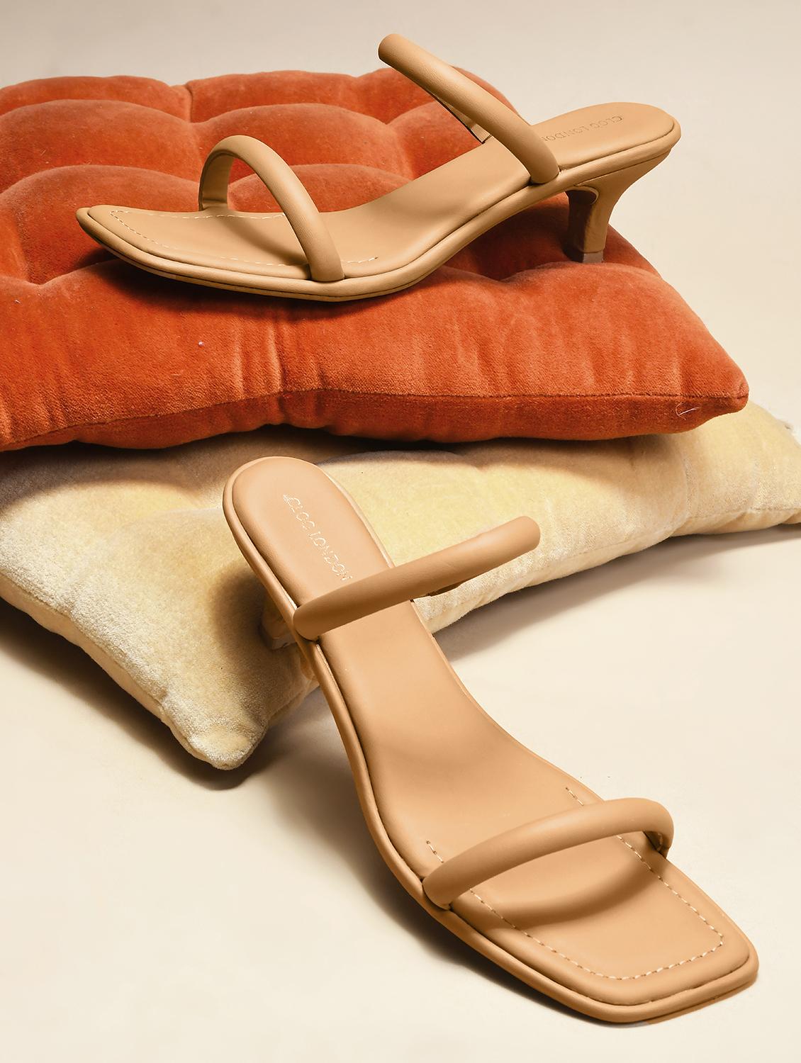 women beige slip on sandal - 21887839 -  Zoom Image - 0
