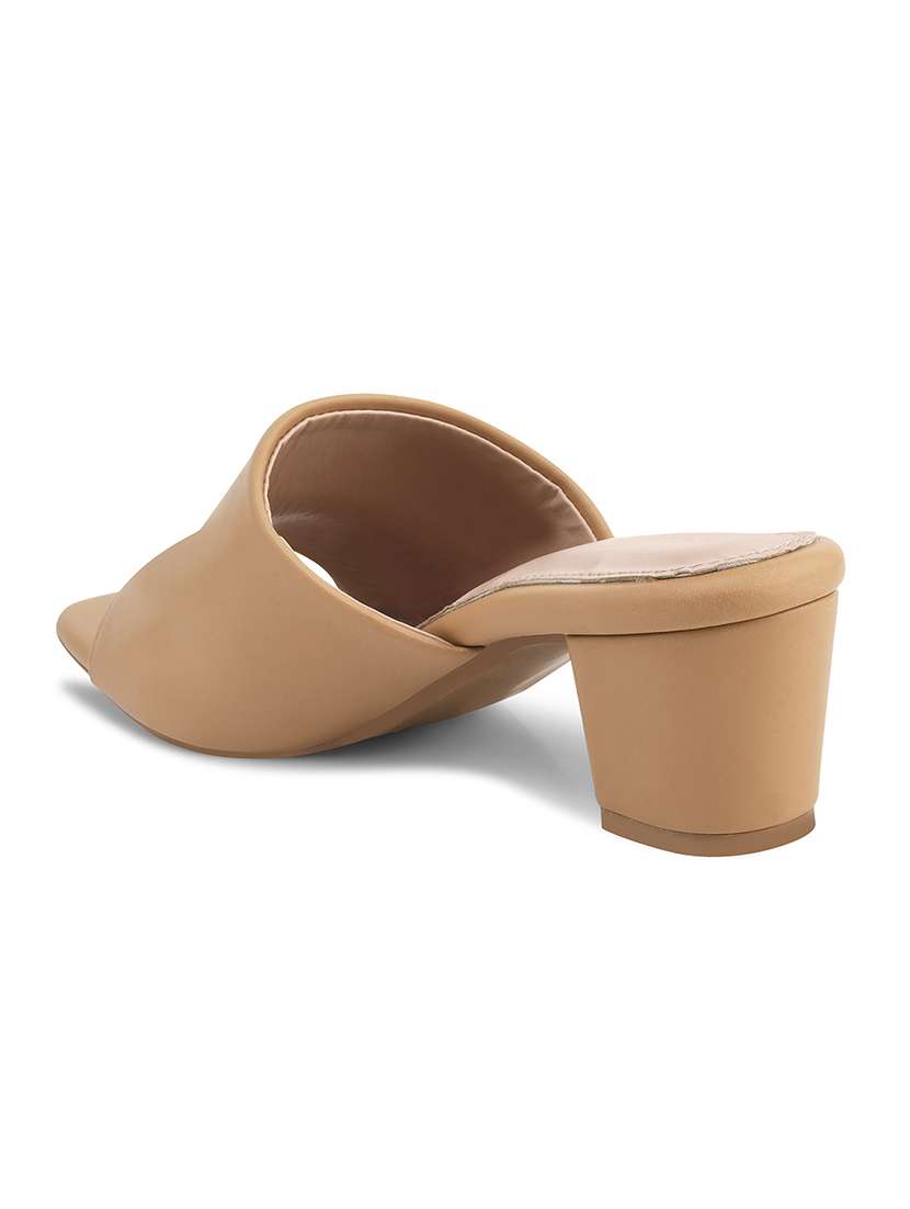 women beige slip on sandal - 21887842 -  Standard Image - 3