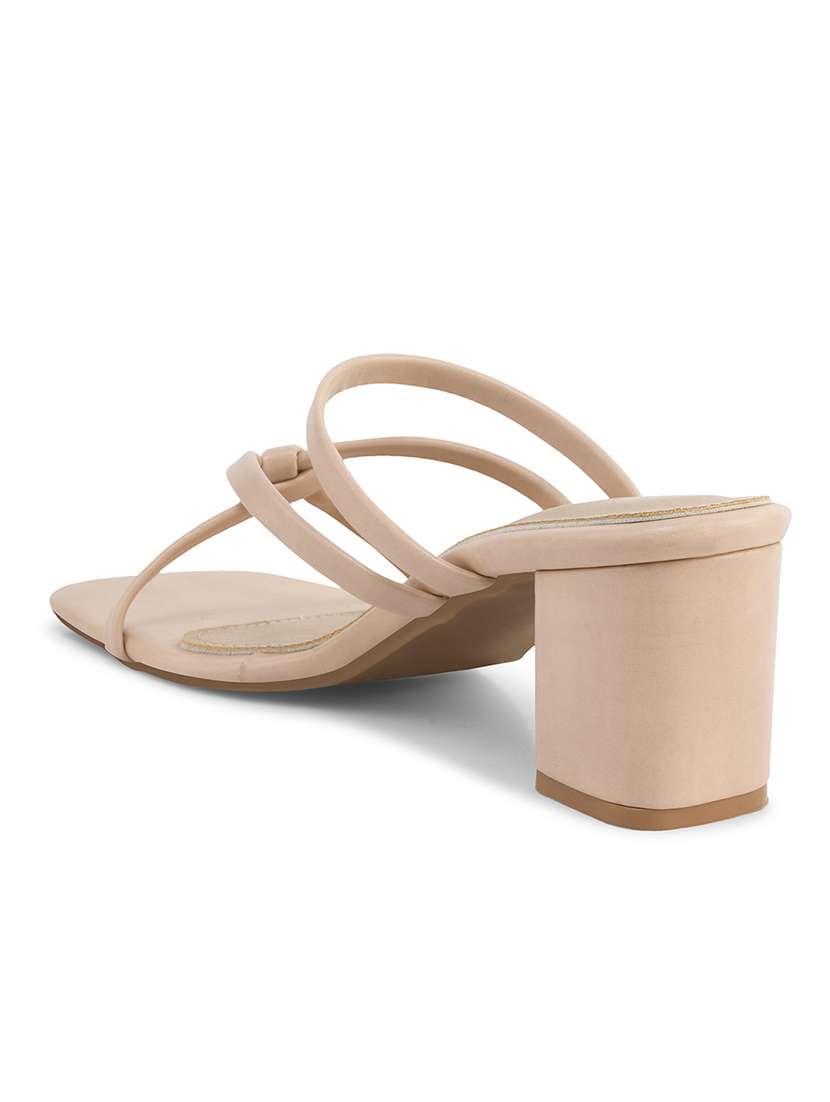 women beige slip on sandal - 21887851 -  Standard Image - 3