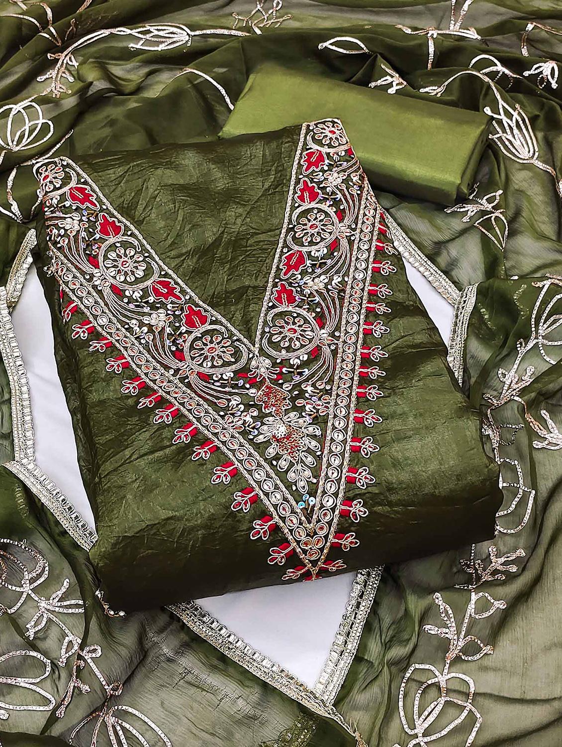 women embroidered unstitched suit set - 21887906 - Zoom Image - 0