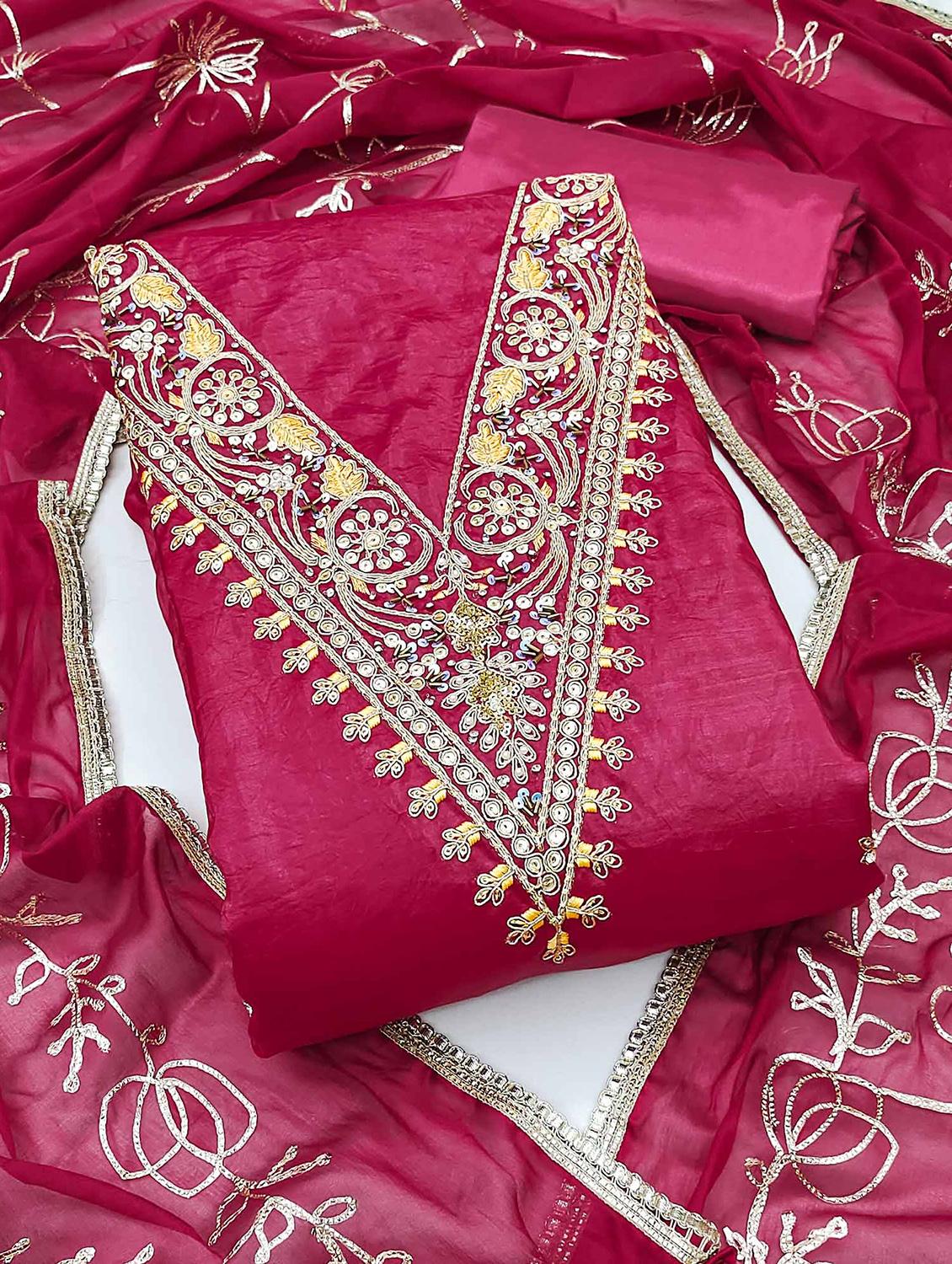 women embroidered unstitched suit set - 21887908 - Zoom Image - 0