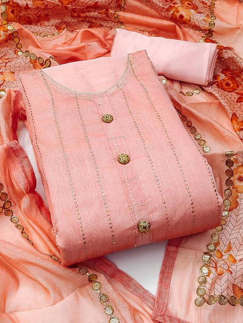 women embroidered unstitched suit set - 21888003 - Standard Image - 0