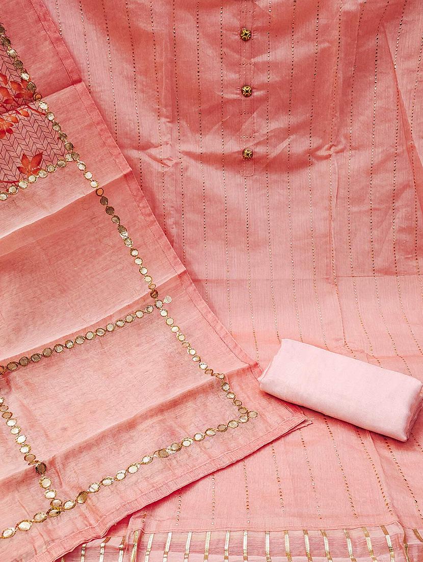 women embroidered unstitched suit set - 21888003 - Standard Image - 3