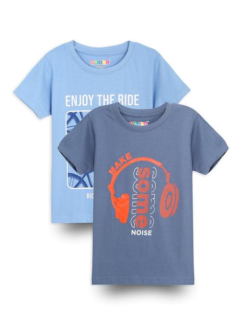 boys pack of 2 round neck t-shirt - 21899353 - Standard Image - 0