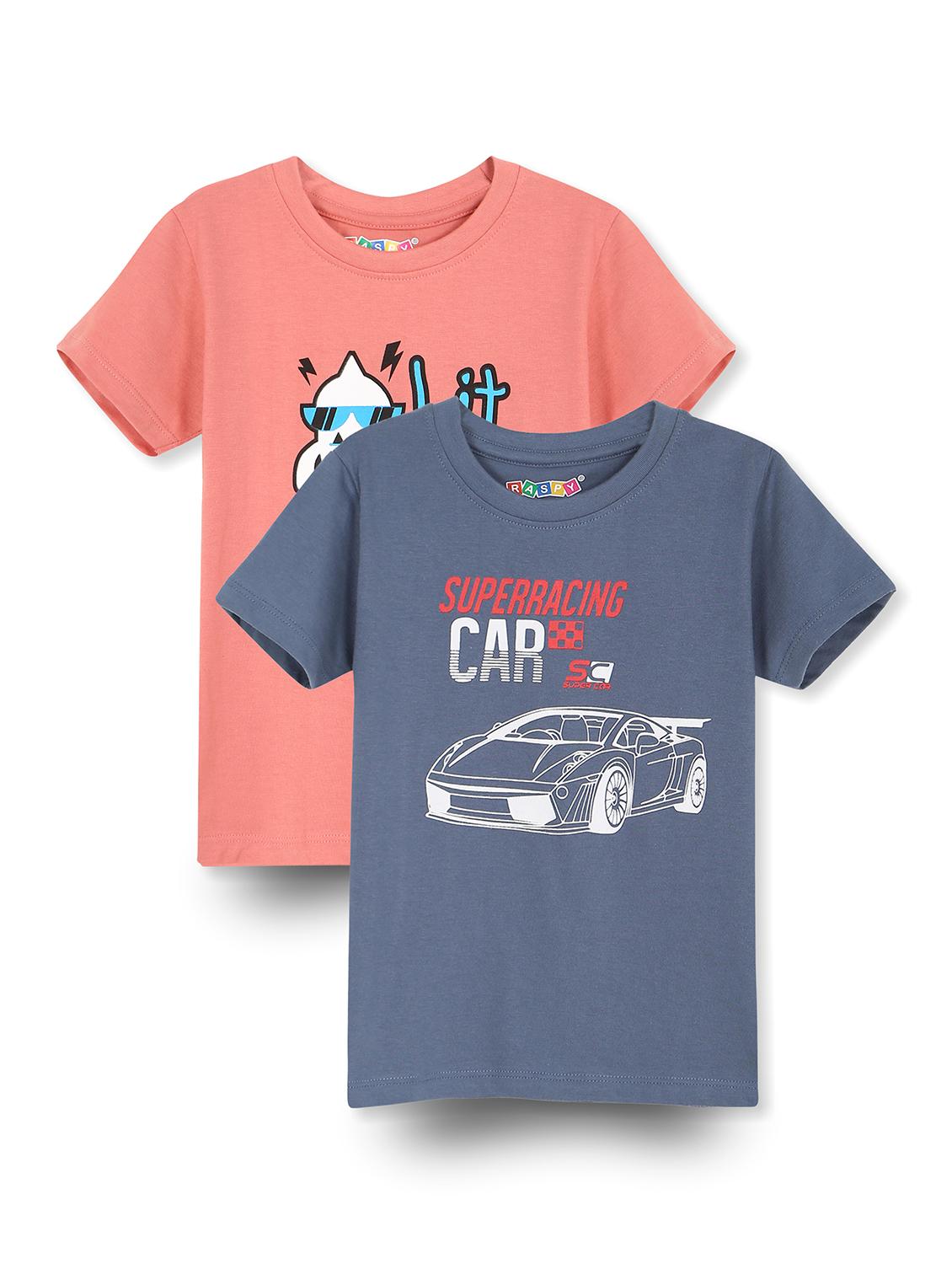 boys pack of 2 round neck t-shirt - 21899357 - Zoom Image - 0