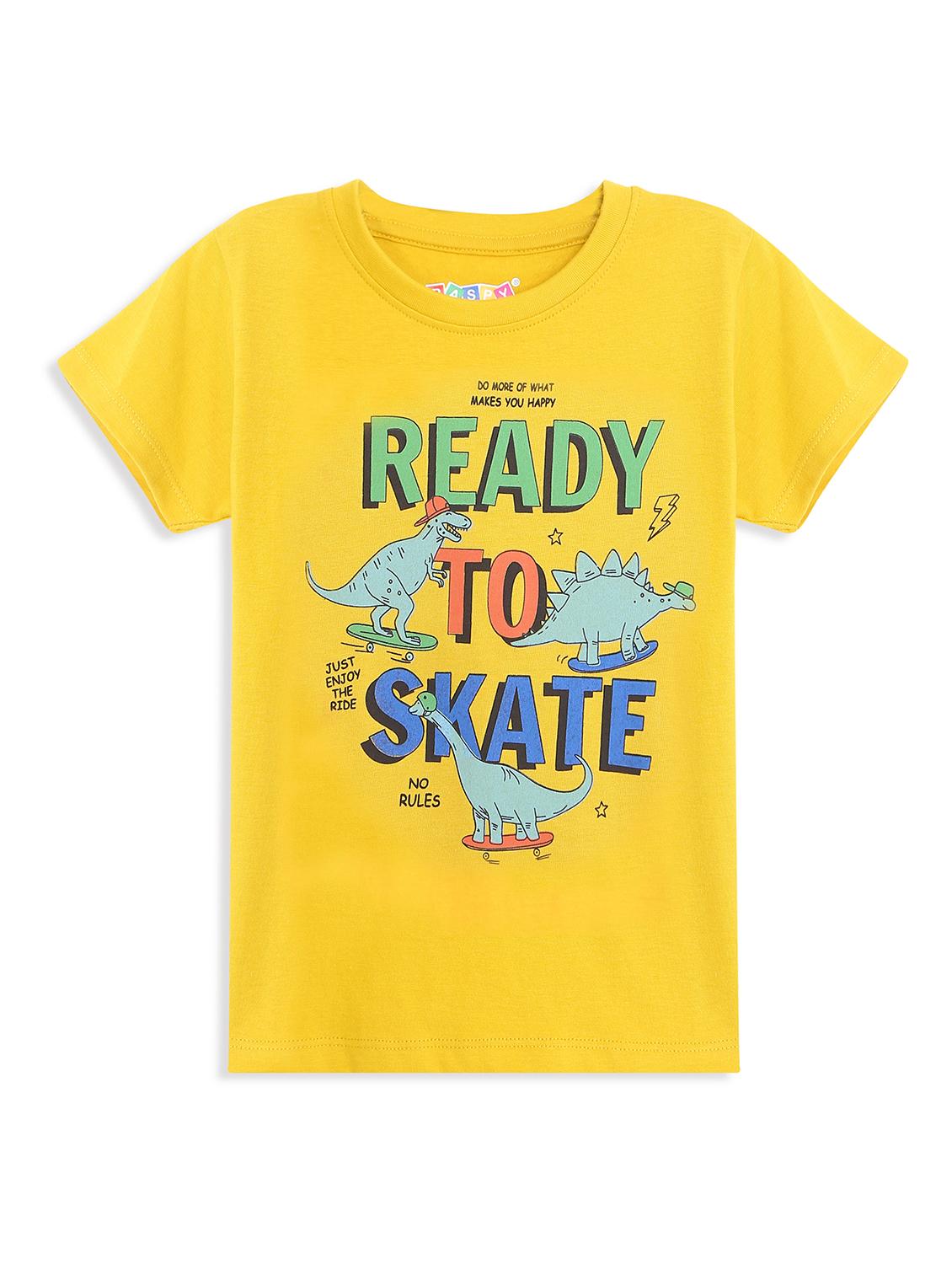 boys pack of 3 round neck t-shirt - 21899367 - Standard Image - 3