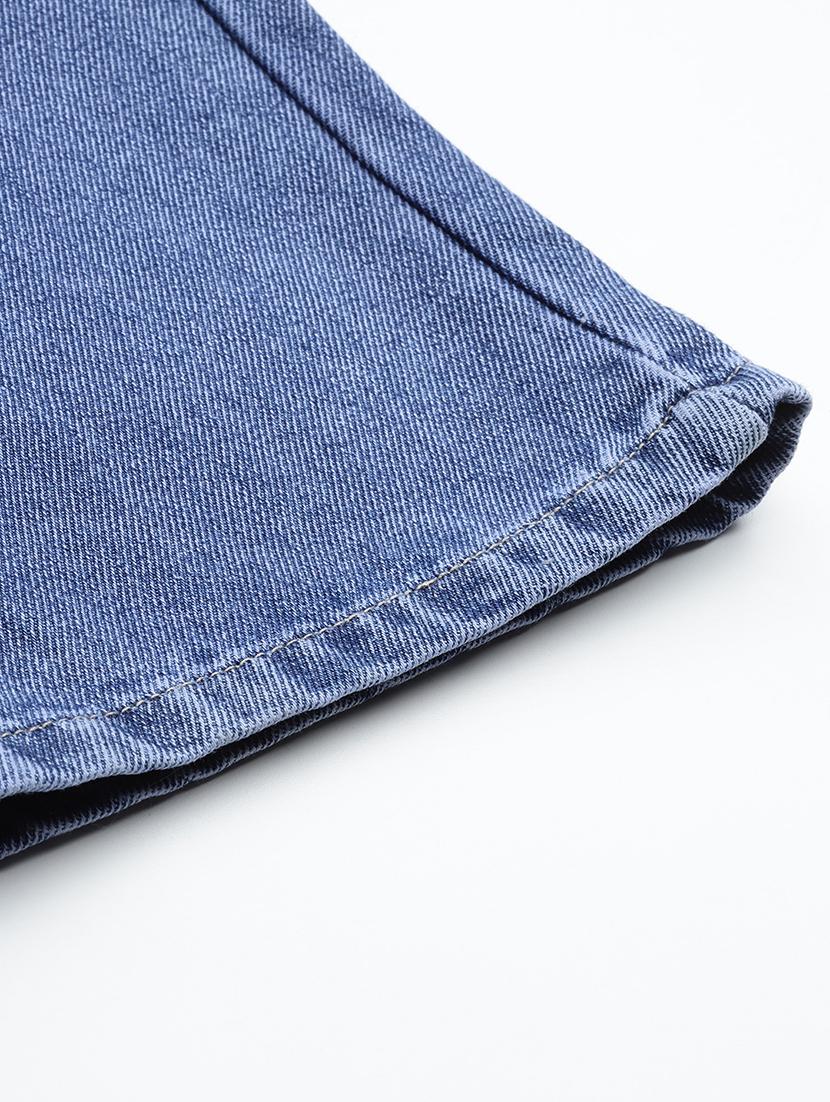 girls solid high rise straight fit jeans - 21900995 - Standard Image - 5
