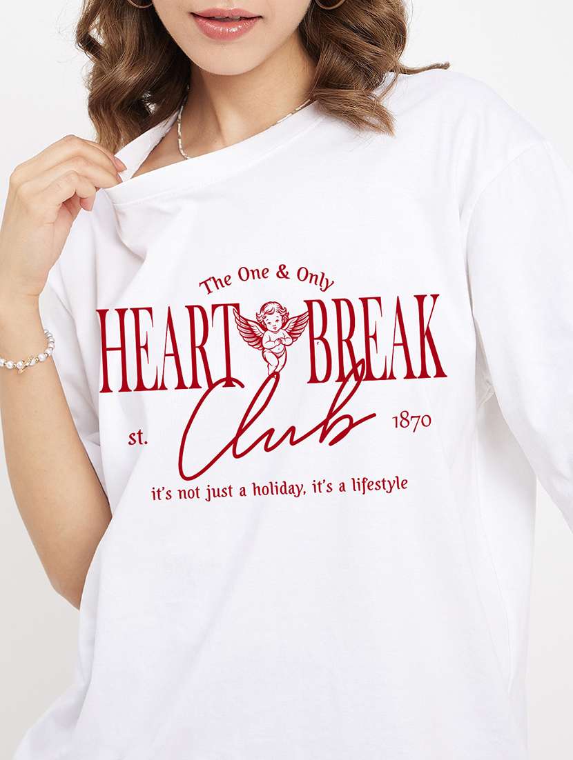 women printed short sleeves oversized t-shirt - 21902881 -  Standard Image - 5