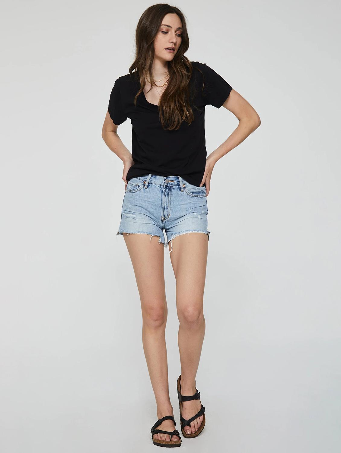 women solid short sleeve regular fit t-shirt - 21902951 - Standard Image - 3