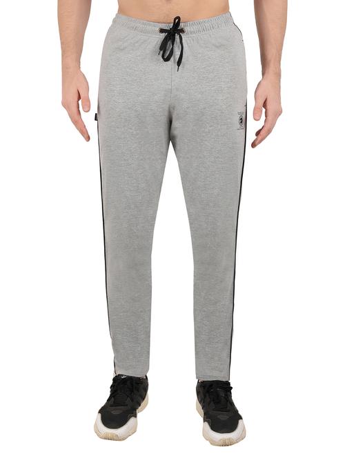 men solid mid rise full length track pant - 21903998 - Standard Image - 0