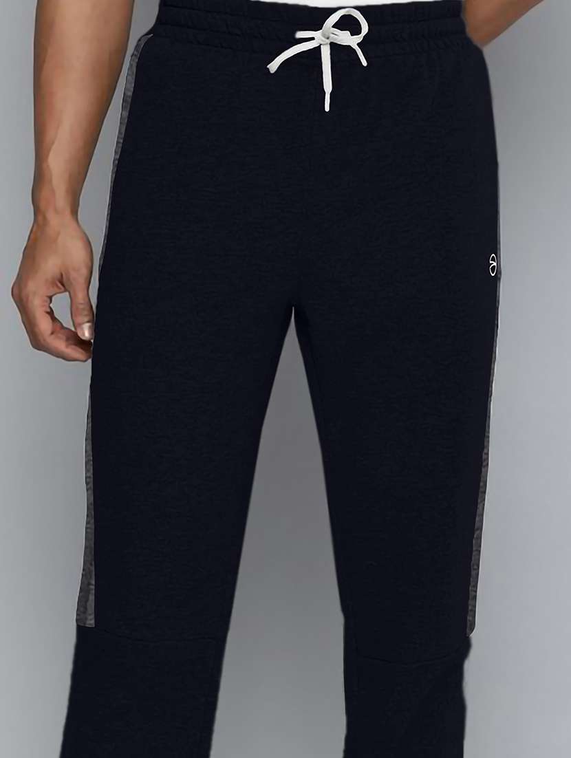 men side taped mid rise full length track pant - 21904002 -  Standard Image - 3