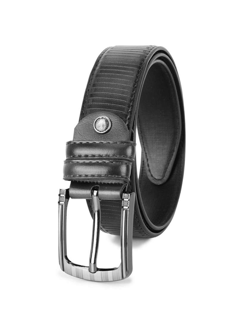 men black buckle closure belt - 21904012 -  Standard Image - 3