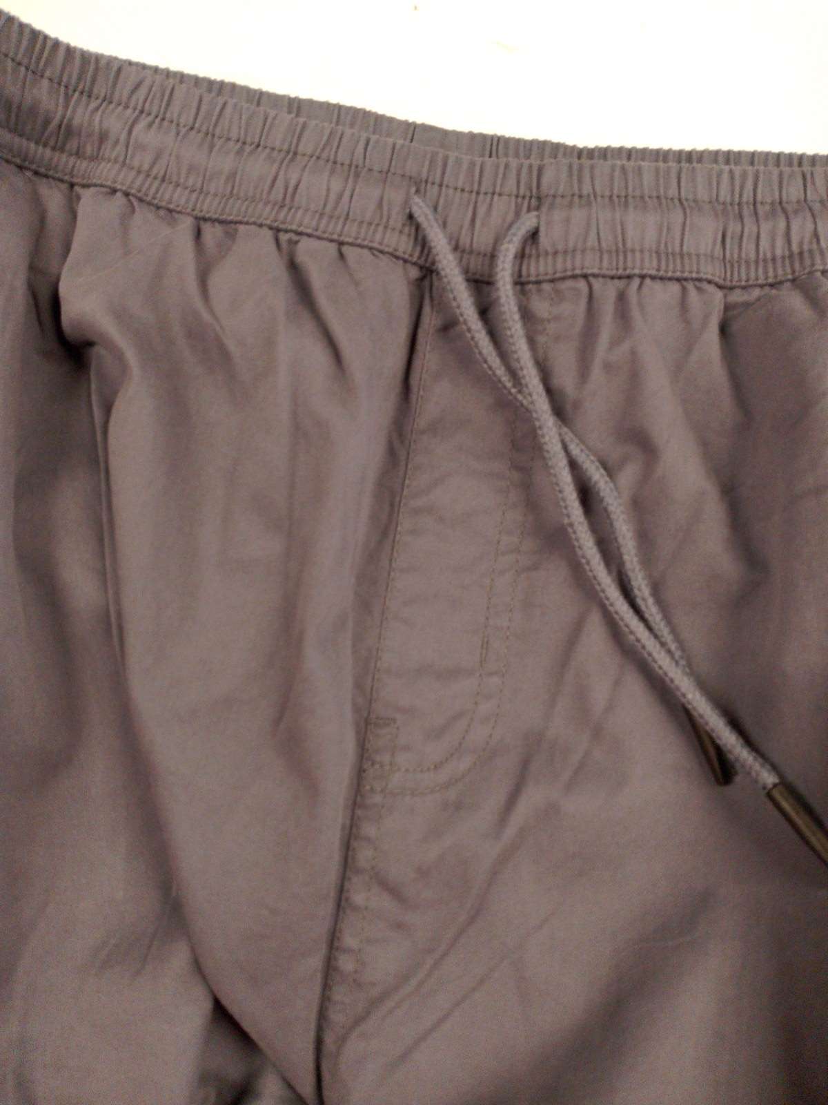 dark grey twill shorts - 21904155 - Zoom Image - 0