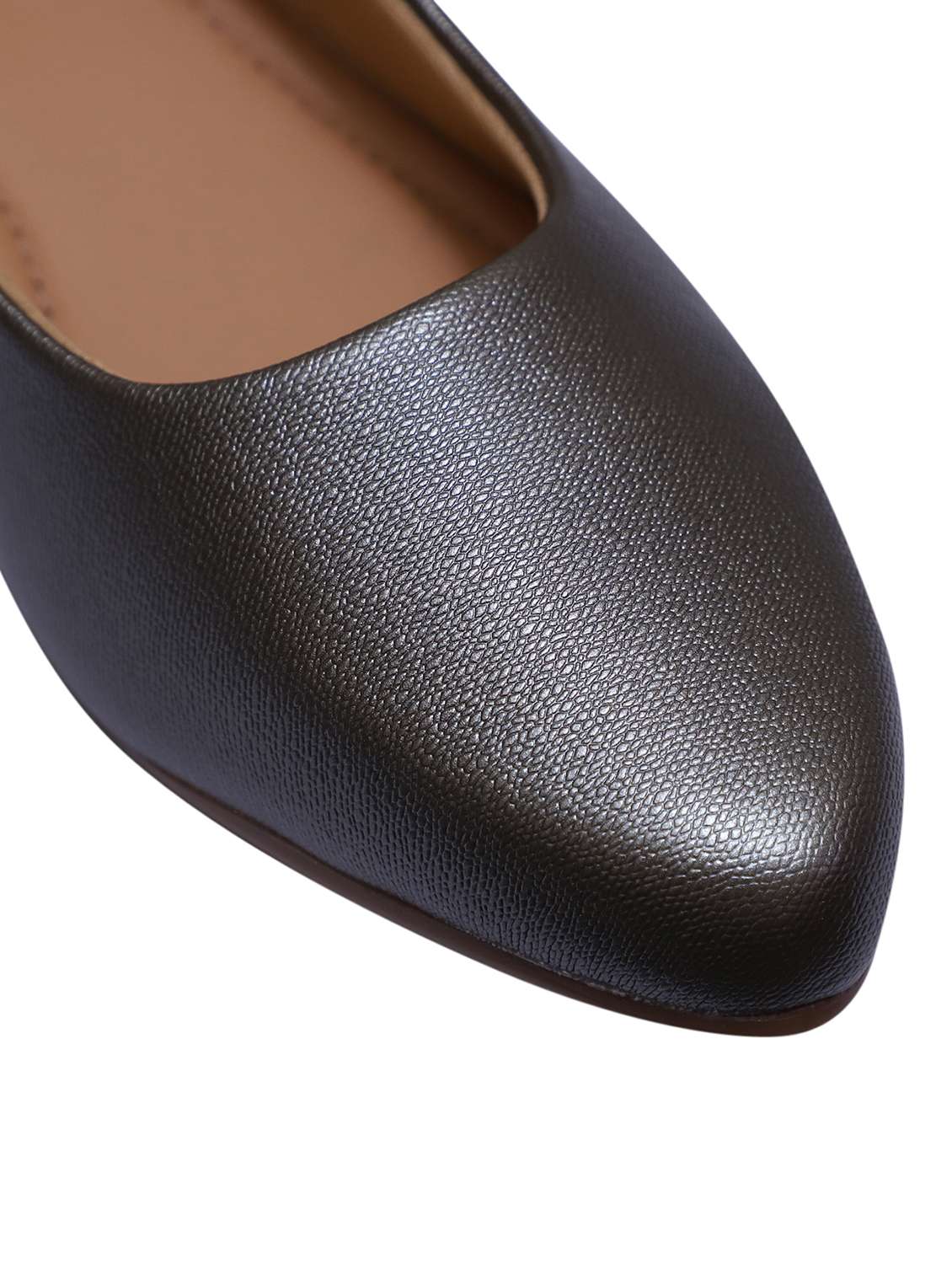 women grey slip on ballerina - 21904356 -  Standard Image - 3