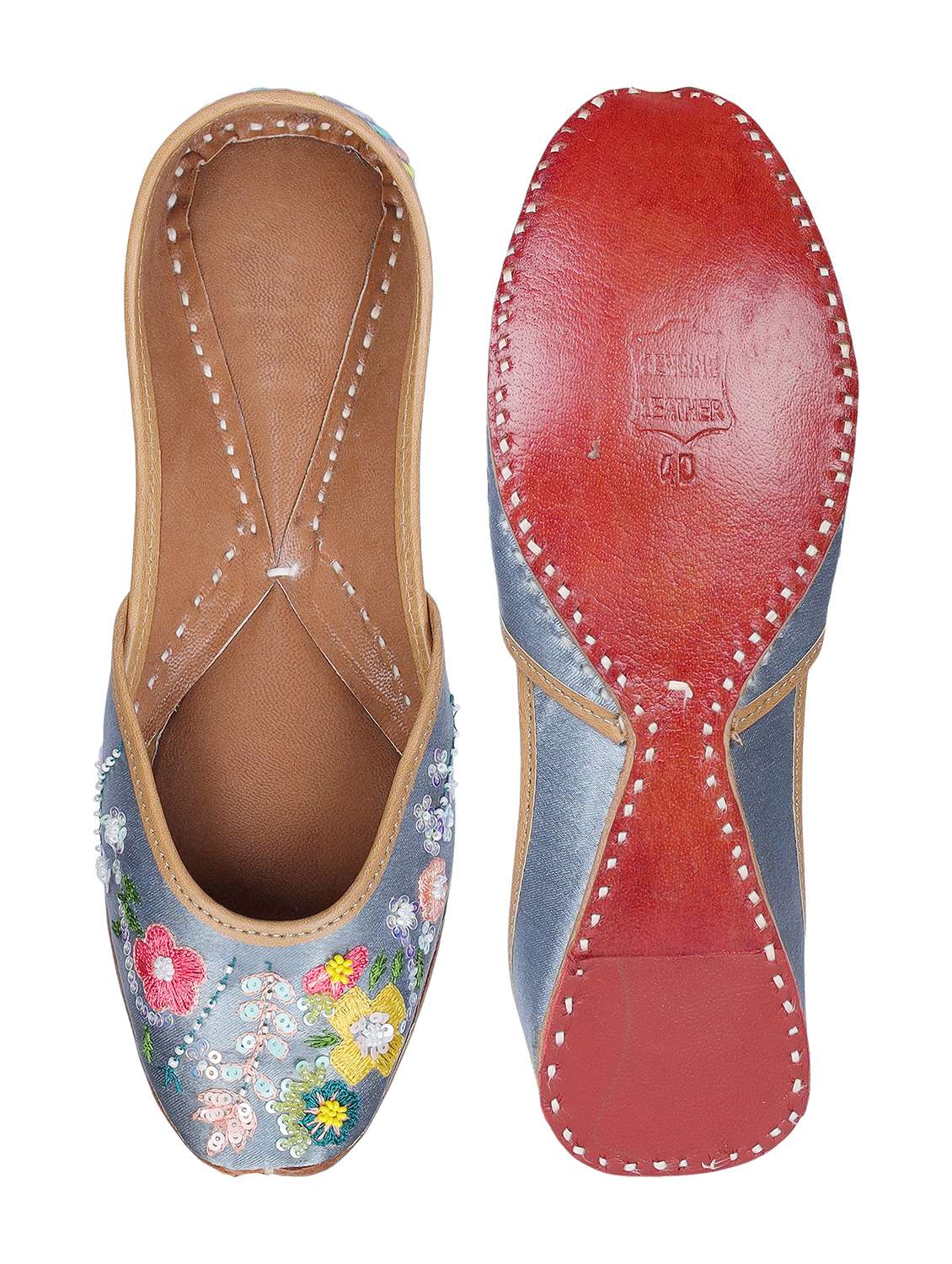 women handmade embroidered punjabi jutti - 21904379 -  Standard Image - 3