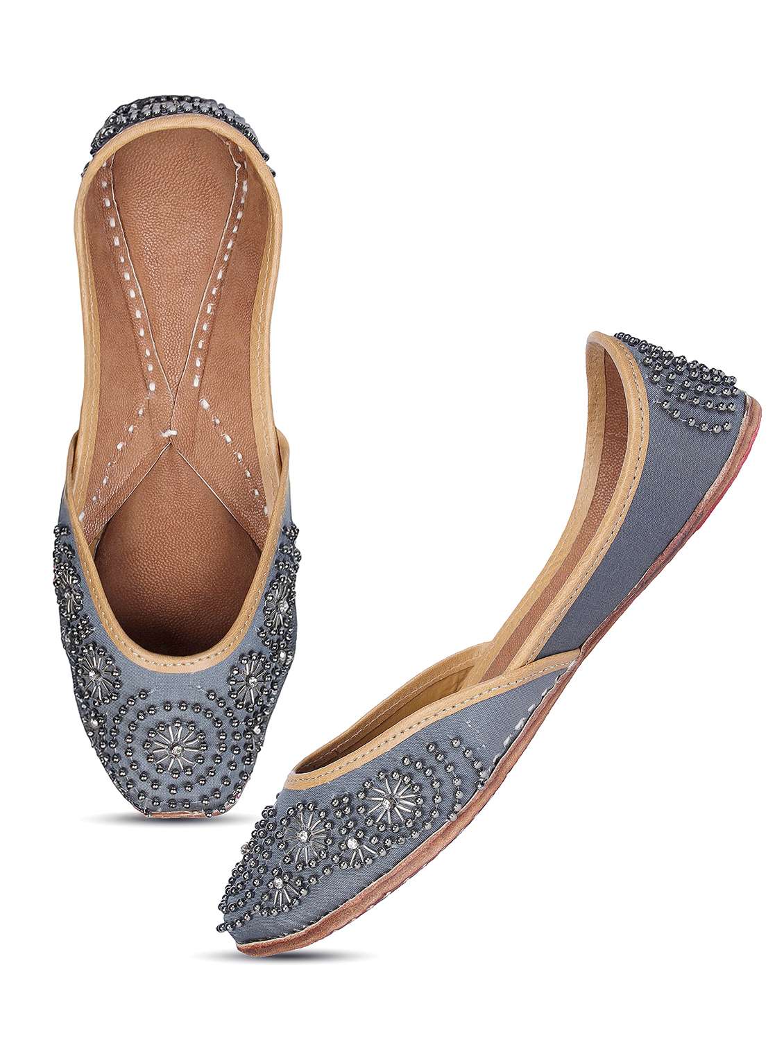 women handmade embroidered punjabi jutti - 21904387 -  Standard Image - 3