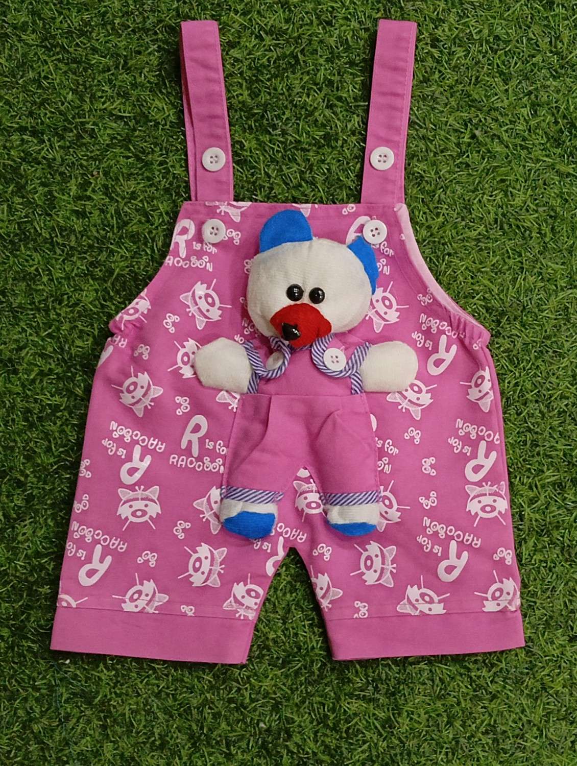 kids printed t-shirt & dungree set - 21904422 -  Standard Image - 3