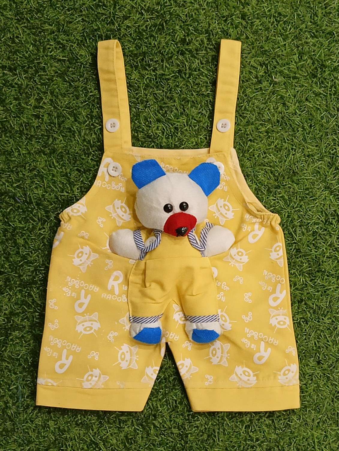 kids printed t-shirt & dungree set - 21904423 -  Standard Image - 3