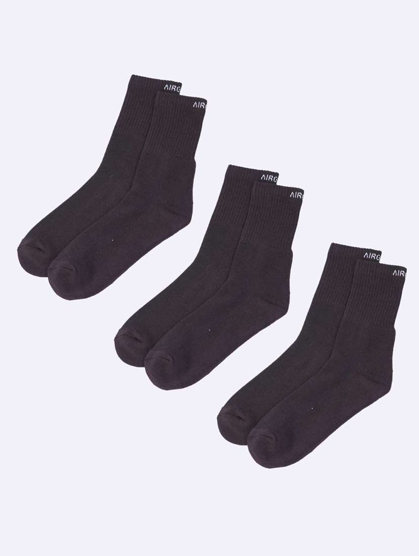 men pack of 3 above ankle length socks - 21904459 -  Zoom Image - 0