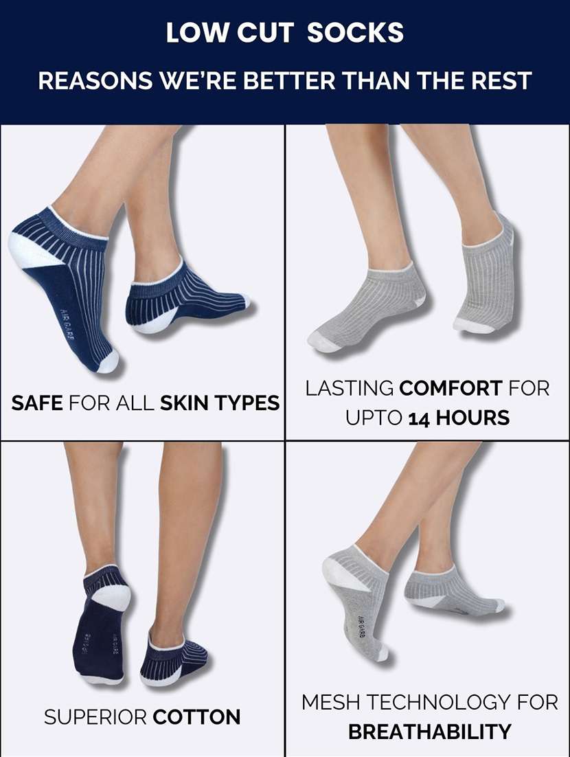 men pack of 6 ankle length sock - 21904503 -  Standard Image - 3