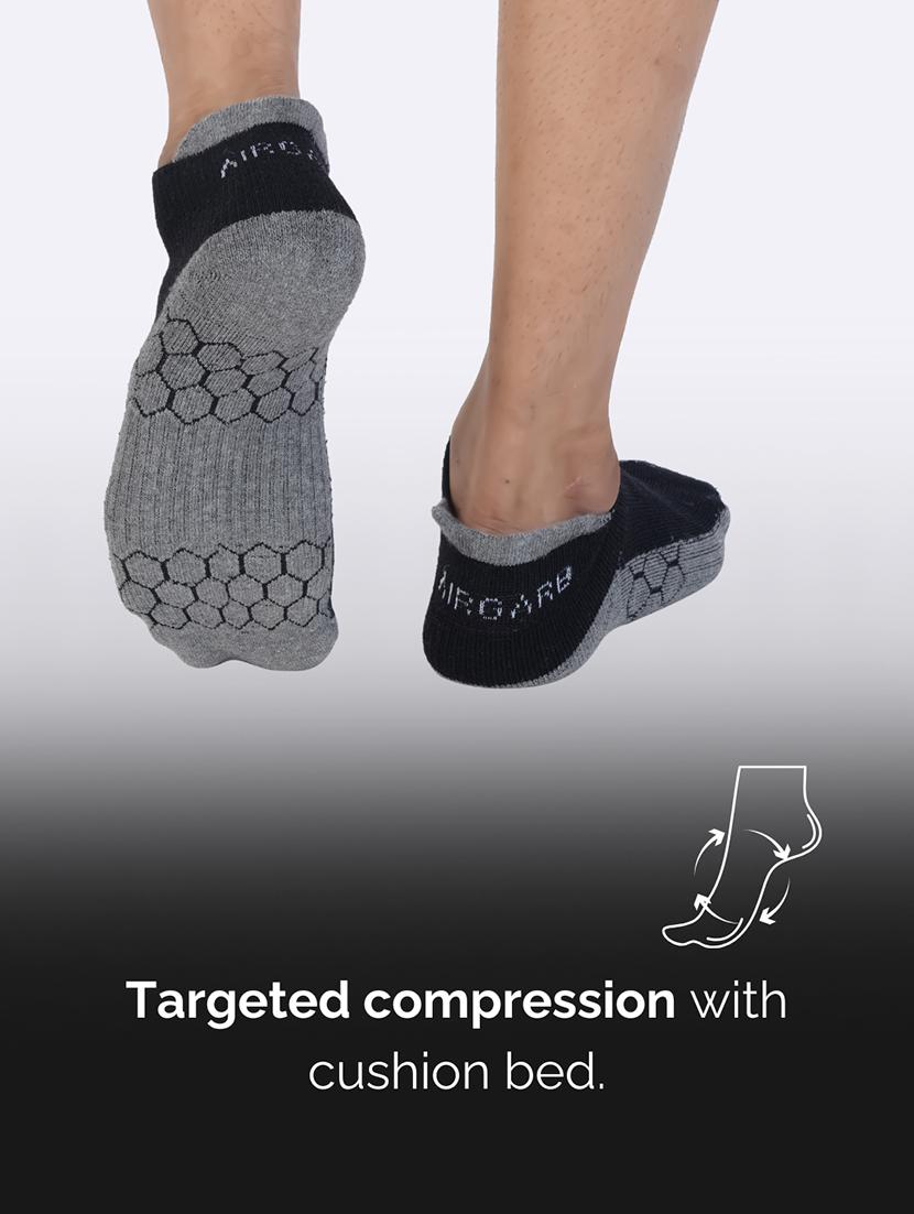 unisex pack of 3 ankle length sock - 21904528 - Standard Image - 3