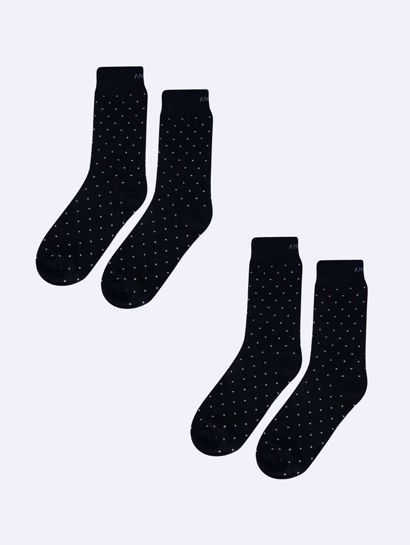 men pack of 2 above ankle length socks