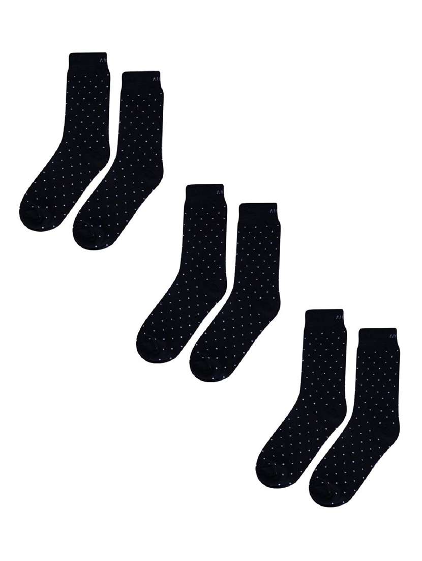 men pack of 3 above ankle length socks