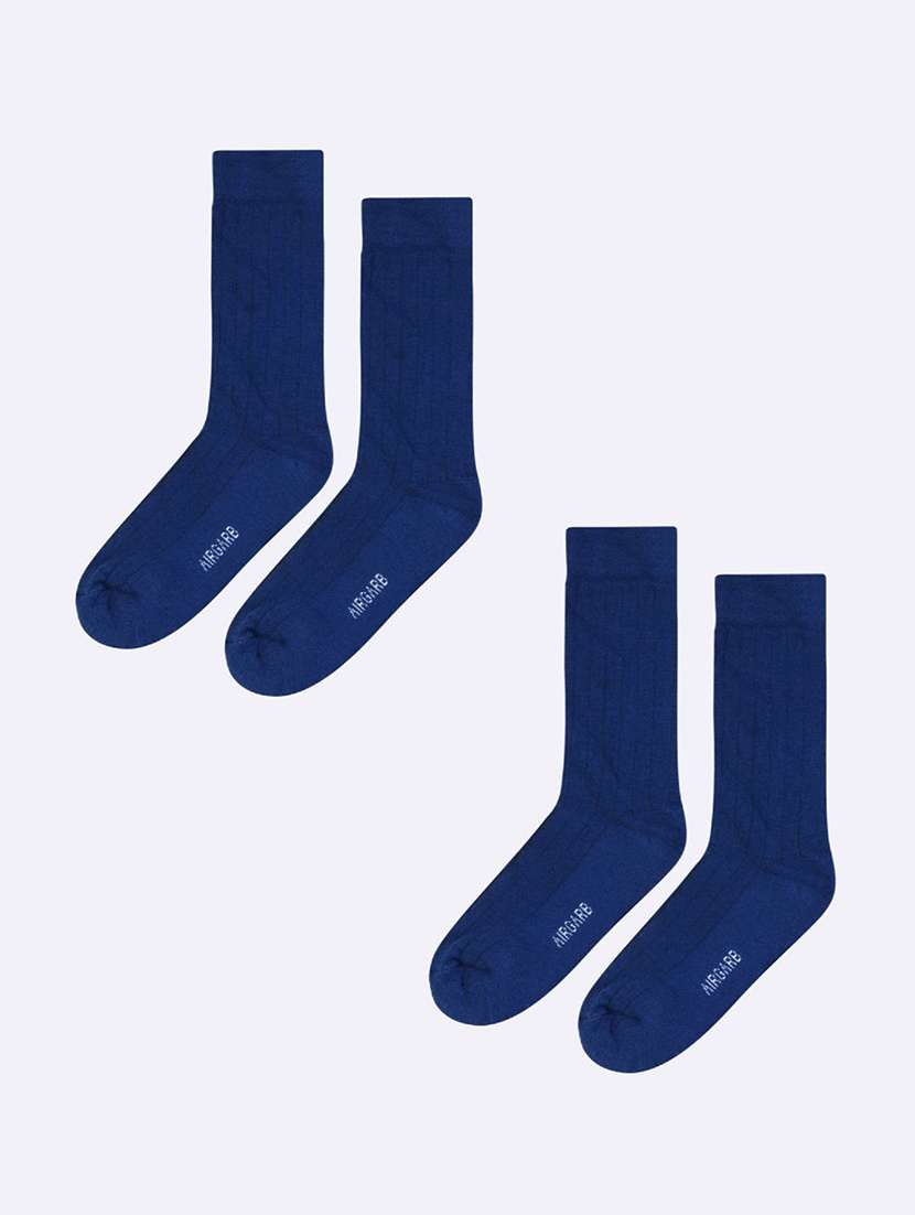 men pack of 2 above ankle length socks