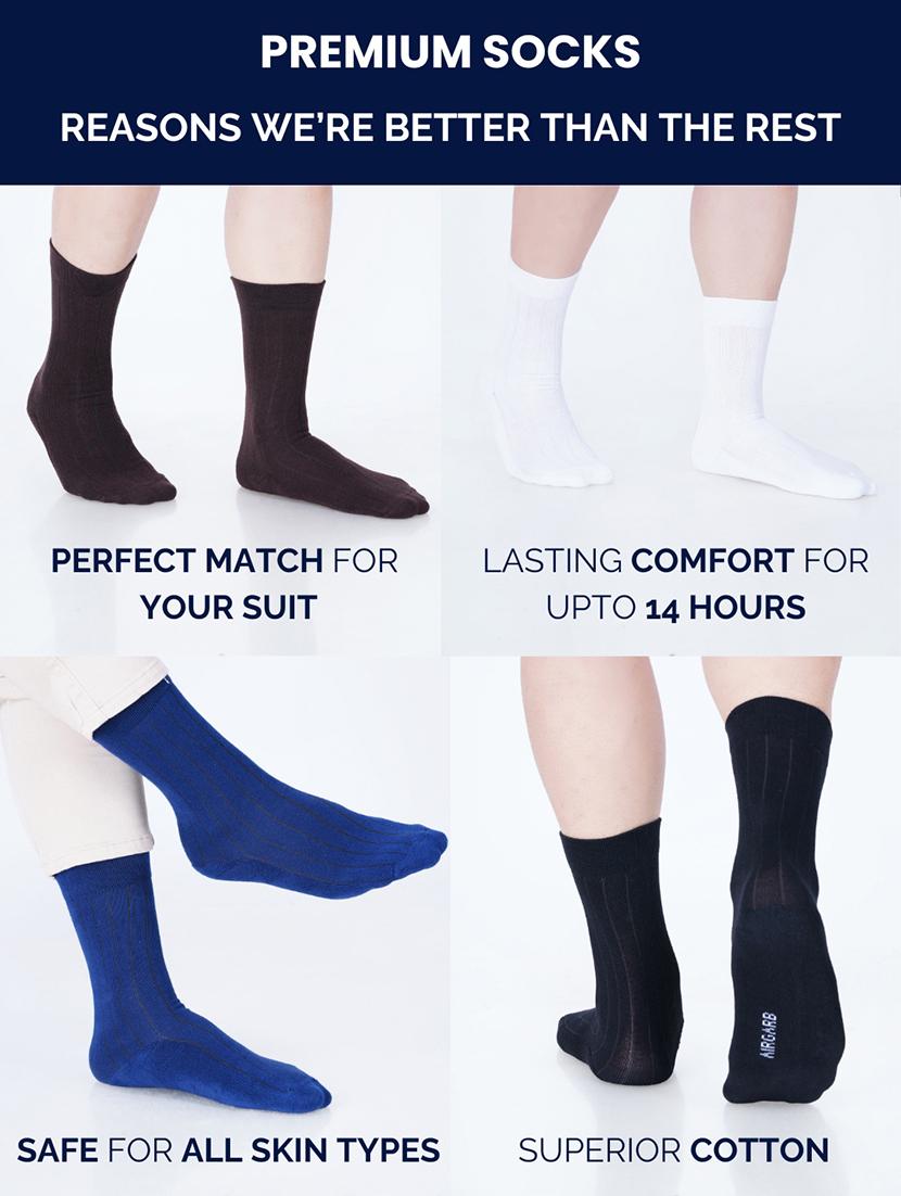 men pack of 3 above ankle length socks - 21904558 - Standard Image - 3