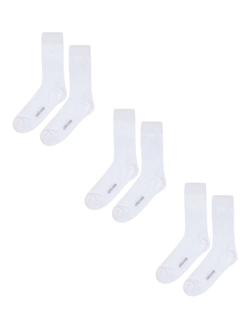 men pack of 3 above ankle length socks
