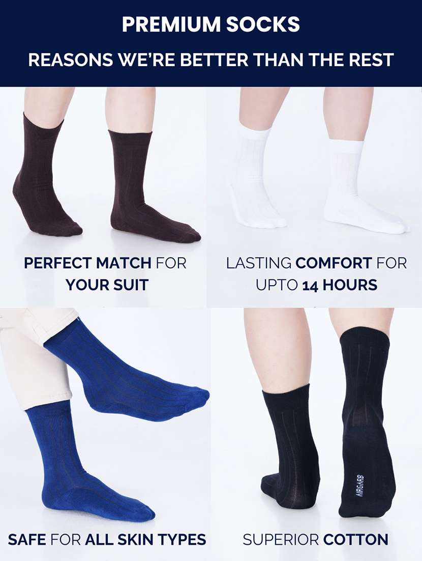 men pack of 3 above ankle length socks - 21904562 -  Standard Image - 3