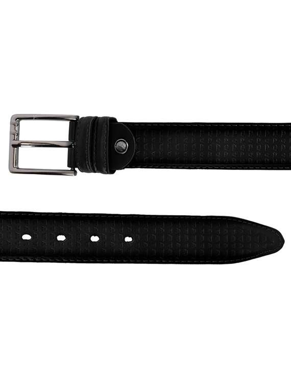men black textured belt - 21904596 -  Standard Image - 3
