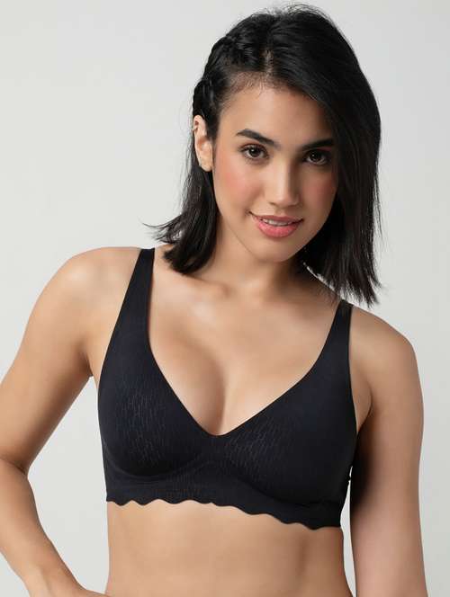 women solid lightly padded bra - 21904805 -  Standard Image - 0