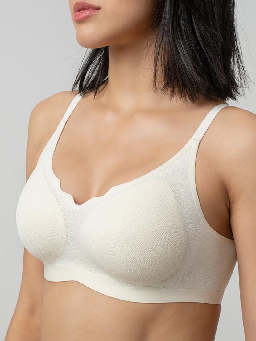 women solid lightly padded bra - 21904815 - Standard Image - 3
