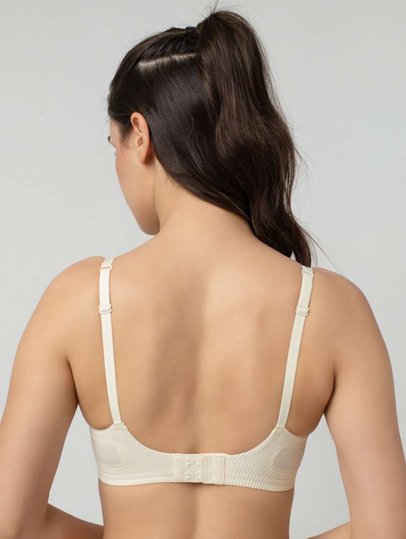 women solid lightly padded t-shirt bra - 21904821 -  Standard Image - 3