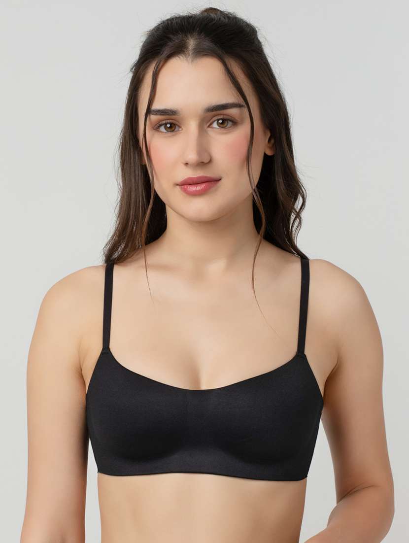 women solid lightly padded t-shirt bra