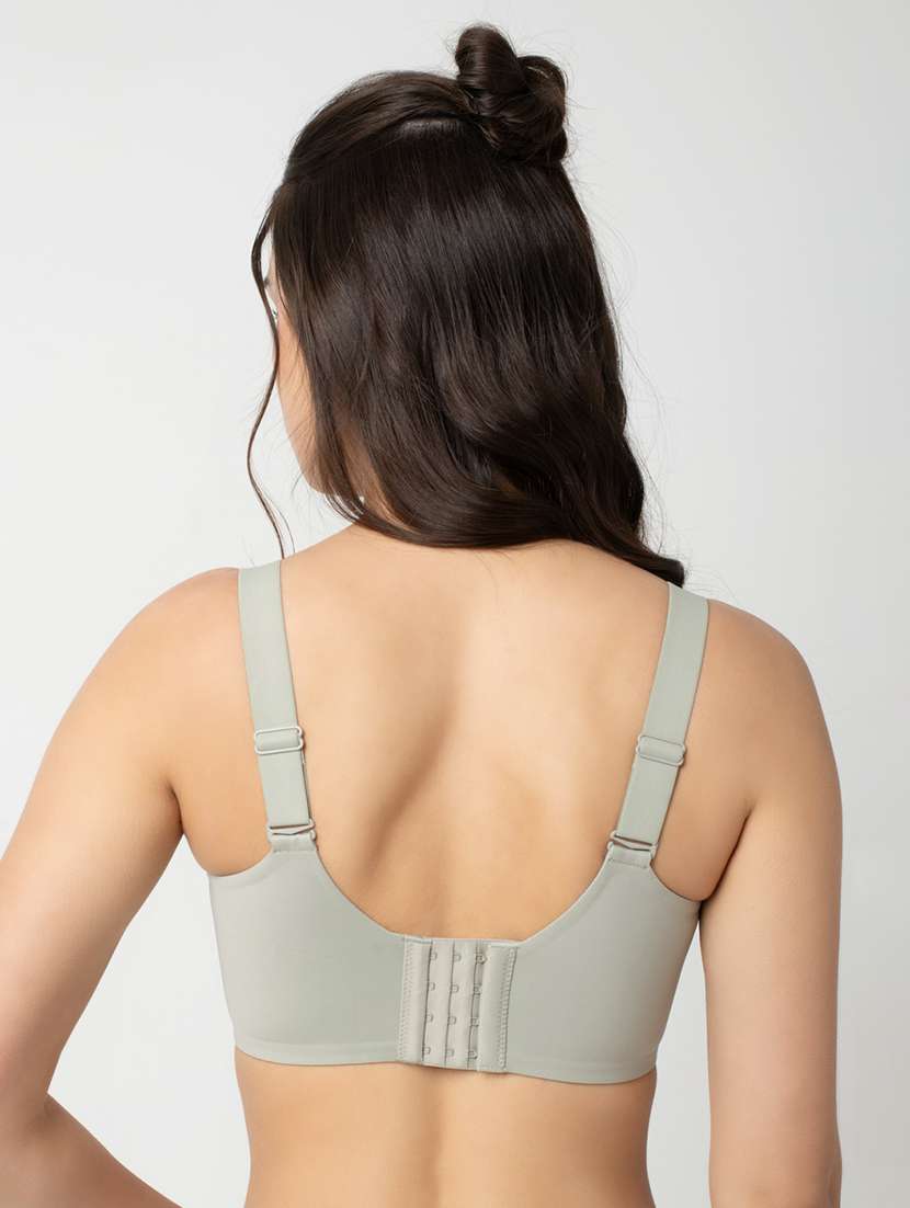 women solid lightly padded full coverage bra - 21904837 -  Standard Image - 3