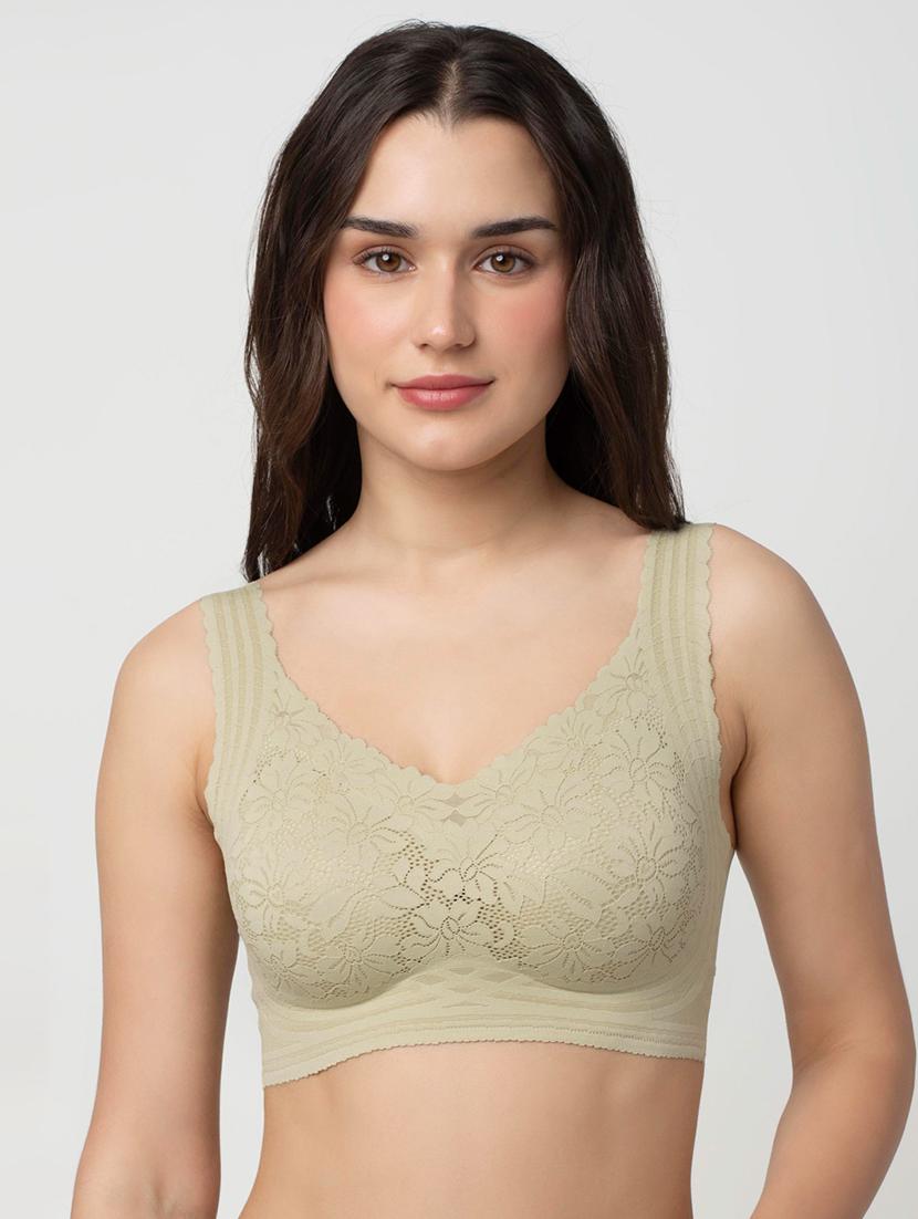 women solid lightly padded bralette  - 21904845 -  Zoom Image - 0