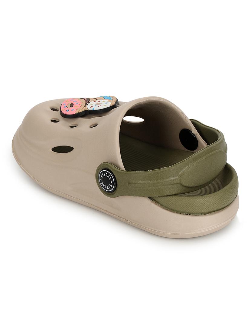 kids beige solid clog - 21904876 - Standard Image - 3
