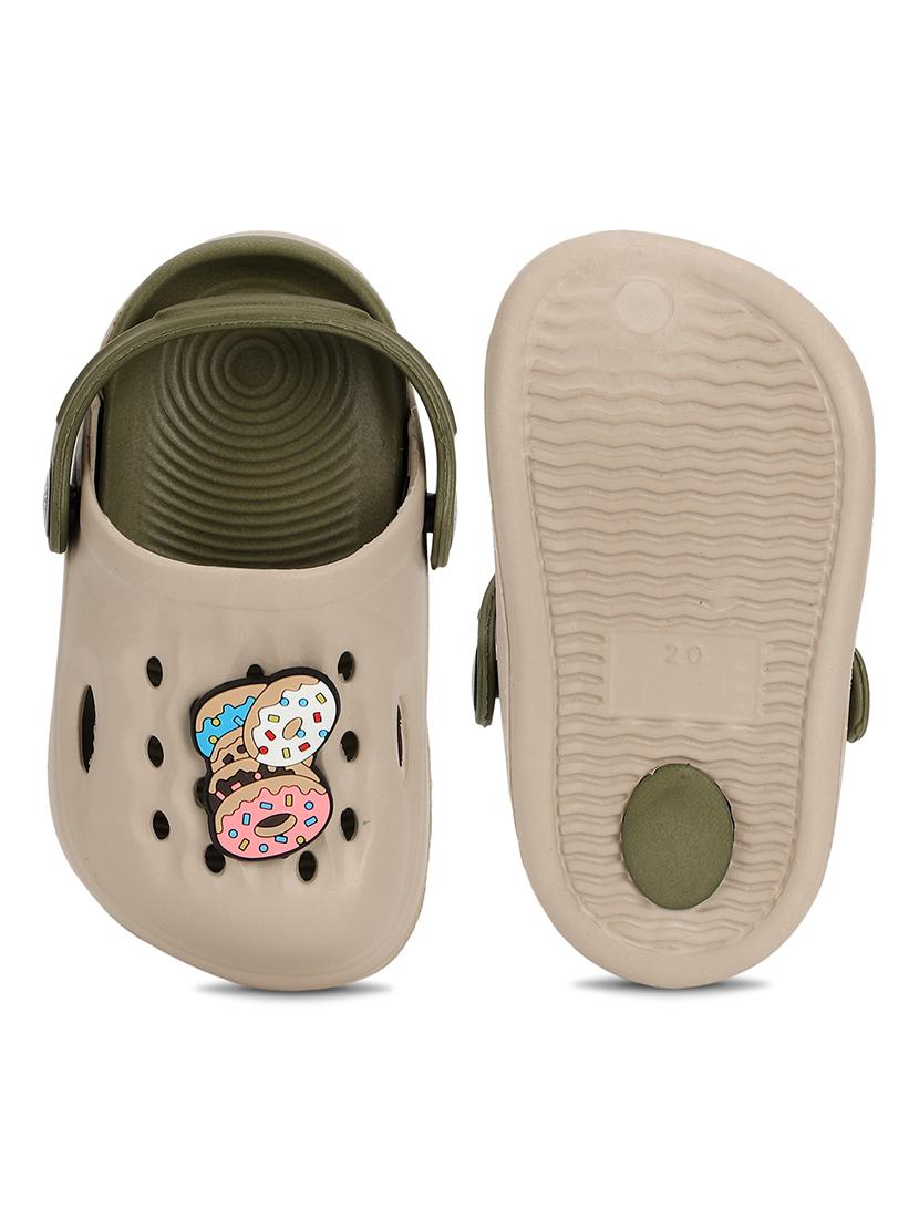 kids beige solid clog - 21904876 - Standard Image - 5