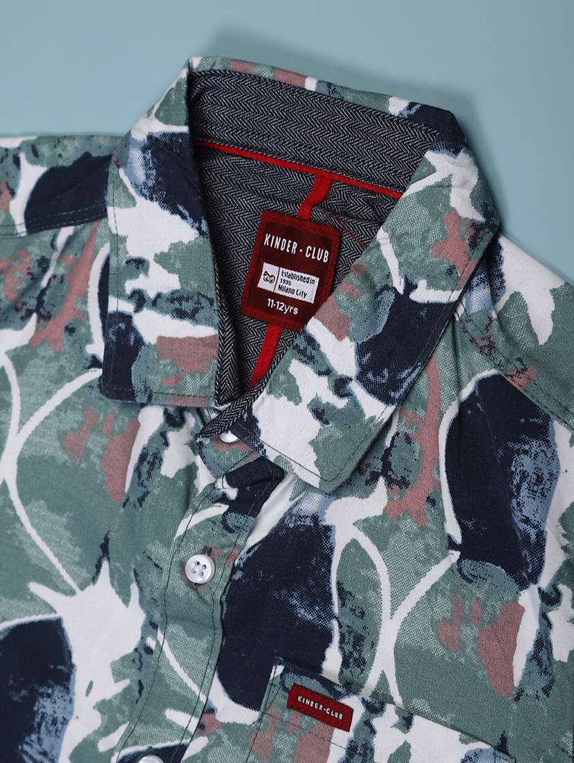 boys printed long sleeve casual shirt - 21904944 -  Standard Image - 3