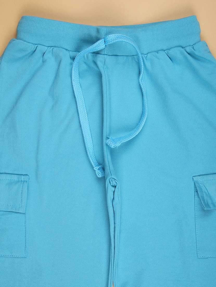 girls solid mid rise cargo - 21904972 -  Standard Image - 3